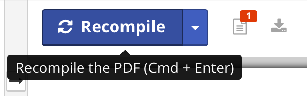 Latex Recompile