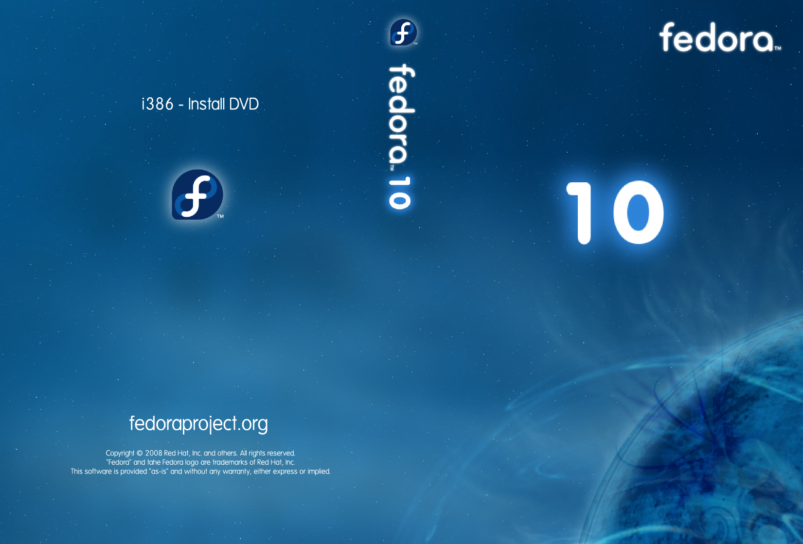 Fedora 10 CD/DVD Sleeve Design - Candidates