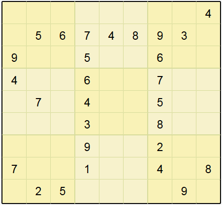 Unique Solution "Pi" Puzzle