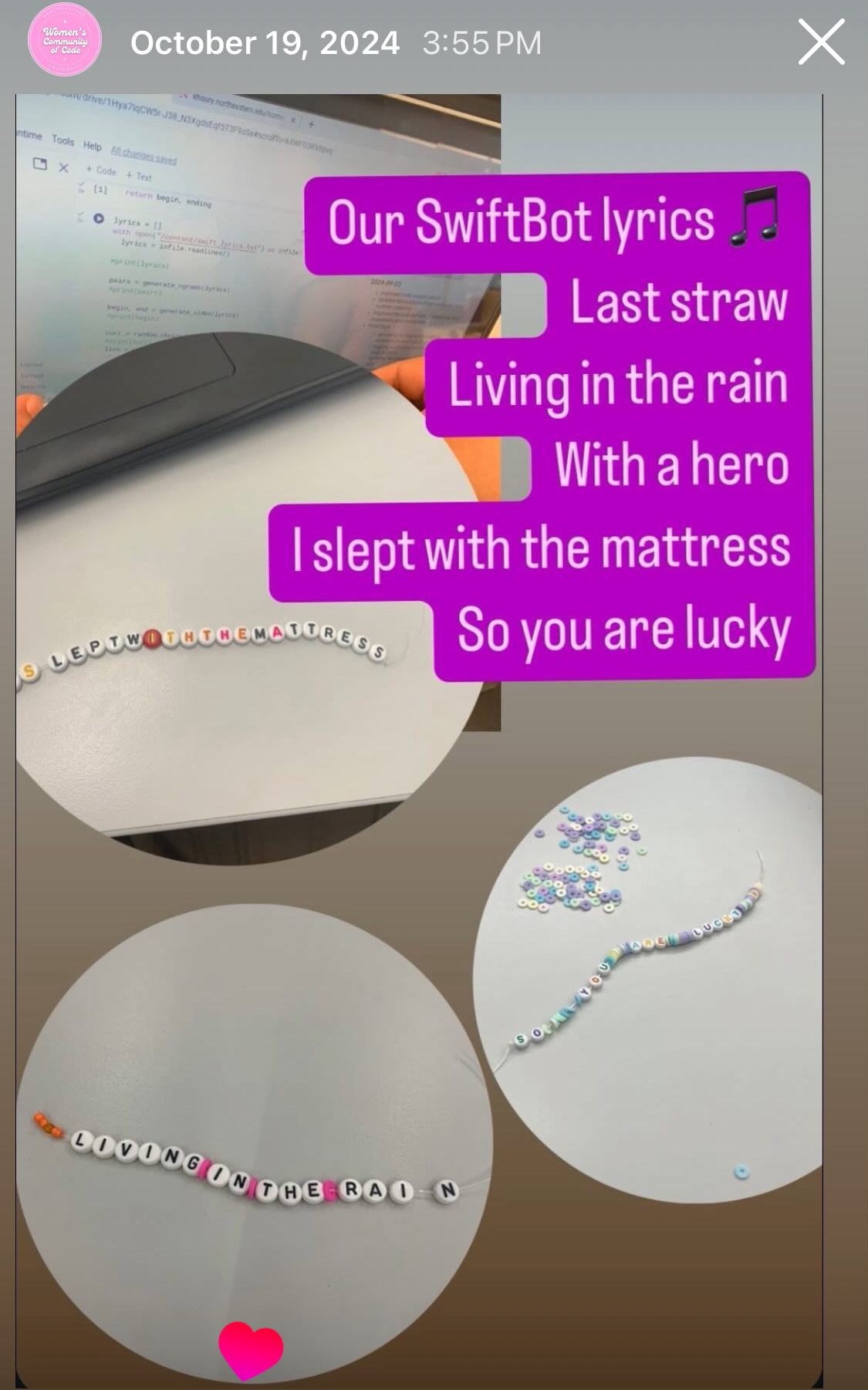 Fall 2025 Girls Workshop